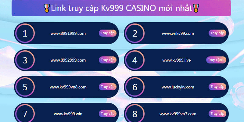 Truy cập link chuẩn nhà cái Kv999